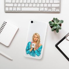 iSaprio Silikonové pouzdro - Coffe Now - Blond pro Apple iPhone SE 2020