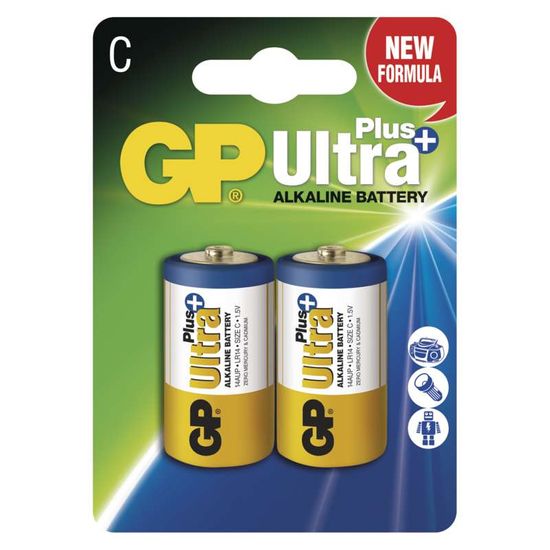 GP Ultra Plus Alkaline C 2ks