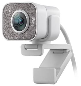 kompaktní webová kamera Logitech StreamCam, bílá (960-001297) Full HD 60 fps USB-C stabilizace obrazu duální mikrofony 