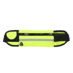 MG Ultimate Running Belt běžecký opasek s držákem pro láhev a sluchátka, zelený