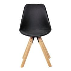 Bruxxi Jídelní židle Otto (SET 2 ks), černá