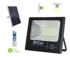 ACA Lightning  LED solární reflektor SVIDE 25W/6000K/IP66/Li-Fe 3,2V/6Ah, šedý
