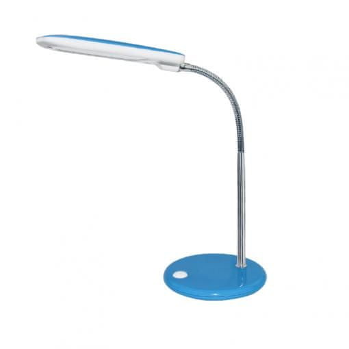 ACA Lightning  LED stolní lampička s vypínačem BAZ 5W/230V/4000K/340Lm/120°/IP20, modrá