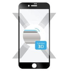 FIXED 3D Full-Cover ochranné tvrzené sklo pro Apple iPhone 7/8/SE 2020, černé FIXG3D-100-033BK