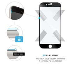 FIXED 3D Full-Cover ochranné tvrzené sklo pro Apple iPhone 7/8/SE 2020, černé FIXG3D-100-033BK - rozbaleno