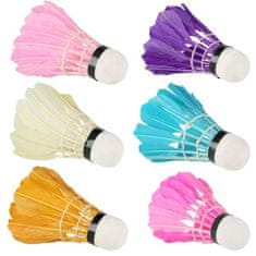 NILS barevné badmintonové míčky NL6216