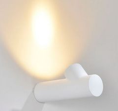 ACA Lightning  LED nástěnné dekorativní svítidlo FARO 6W/230V/3000K/570Lm/35°/IP44, písčitá šedá