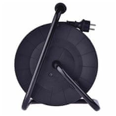 Emos  Profi prodlužovací kabel na bubnu - 4 zásuvky, 25m, 3 x 2,5mm, guma, IP44, černý