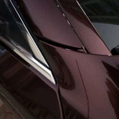 CWFoo Super lesklá metalická tmavá červená wrap auto fólie na karoserii 152x200cm