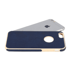 AMA Silikonový/ kožený obal VINTAGE pro SAMSUNG GALAXY S6 (G920) - modrý