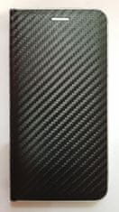 R2Invest Kožené pouzdro CARBON pro Samsung Galaxy A20/ A30 (A205/A305) - černé
