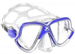 Mares Maska X-Vision MID 2.0 transparent/modrá