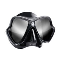 Mares Maska X-Vision Liquidskin Ultra černá, stříbrně tónovaná skla