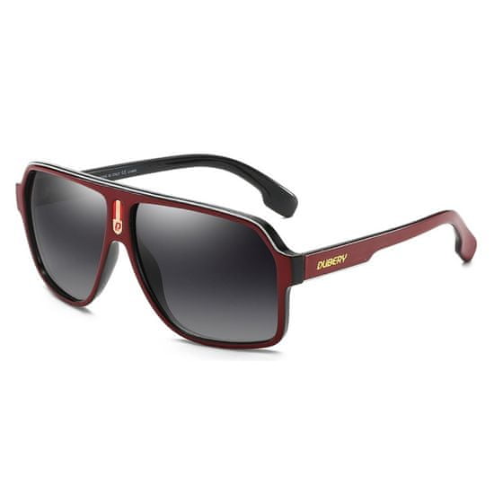 Dubery Alpine 2 sluneční brýle, Black Red / Gray