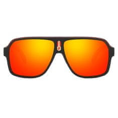 Dubery Alpine 3 sluneční brýle, Scrub Black / Red