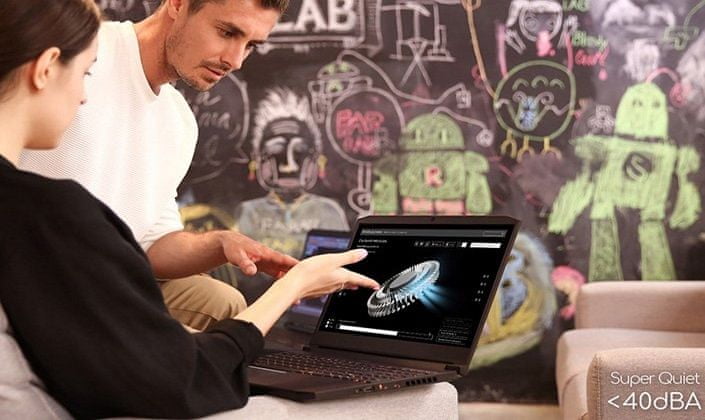Herní notebook Acer ConceptD 5 Pro (NX.C55EC.001) CAD výkonný animace modely simulace