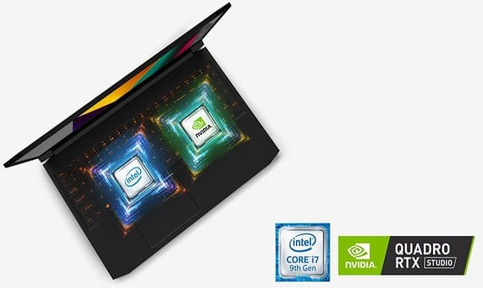 Herní notebook Acer ConceptD 5 Pro (NX.C55EC.001) výkonný procesor Intel Core, dedikovaná grafická karta