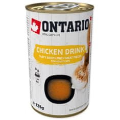 Ontario Cat Drink Chicken 8x135 g