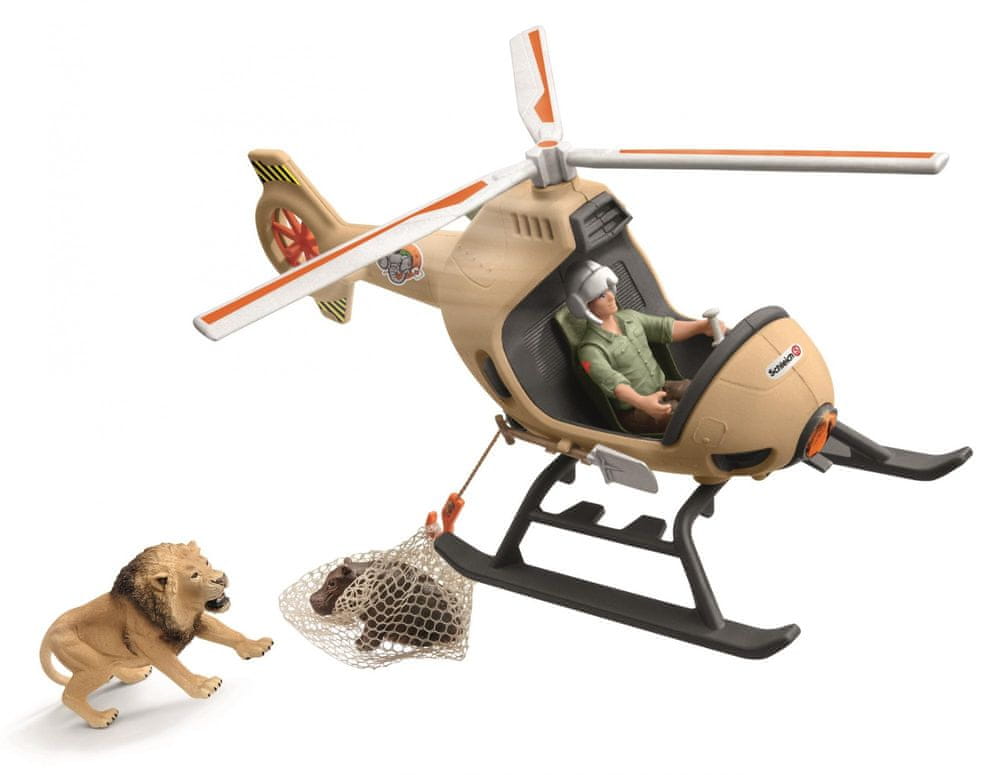 Levně Schleich 42476 Záchranný vrtulník pro zvířata