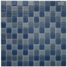 Maxwhite Mozaika L13+L14+L15 skleněná modrá mix 29,7x29,7cm sklo