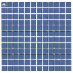 Maxwhite Mozaika L13 skleněná modrá světlá 29,7x29,7cm sklo