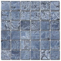 Maxwhite Mozaika ASB102 skleněná světle modrá 29,7x29,7cm sklo