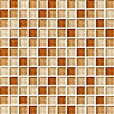 Maxwhite Mozaika ASHS224 skleněná hnědá mix 29,7x29,7cm sklo