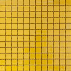 Mozaika 35520 skleněná žlutá 29,7x29,7cm sklo
