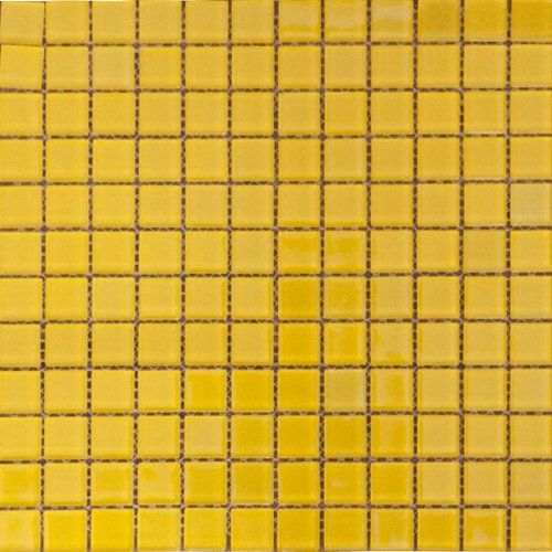 Maxwhite Mozaika 35520 skleněná žlutá 29,7x29,7cm sklo