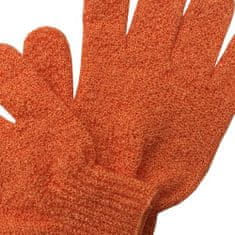 Peelingová rukavice GR002 masážní oranžová