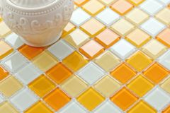 Maxwhite Mozaika CH4006PM skleněná bílá žlutá oranžová 30x30cm sklo