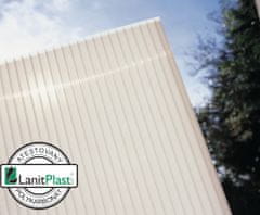 LanitPlast polykarbonát komůrkový 10 mm opál - 4 stěny - 1,7 kg/m2 2,10x7 m
