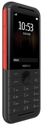 Nokia 5310, tlačidlový telefón, mobil, malý, kompaktný, ľahký, dlhá výdrž batérie, retro
