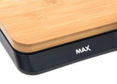 MAX Digitální kuchyňská váha s odnímatelnou krájecí plochou (MKS1501B)