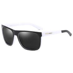 Dubery Newton 4 sluneční brýle, Black & White / Black