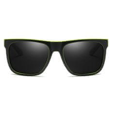 Dubery Newton 3 sluneční brýle, Black & Green / Black
