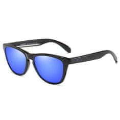 Dubery Mayfield 4 sluneční brýle, Bright Black / Dark Blue
