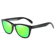 Dubery Mayfield 2 sluneční brýle, Bright Black / Green