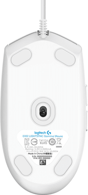 Herní myš Logitech G102 Lightsync, bílá (910-005824) kabelová 16 000 DPI programovatelná tlačítka