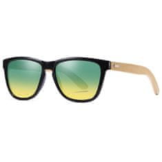 KDEAM Cortland 7 sluneční brýle, Green / Yellow