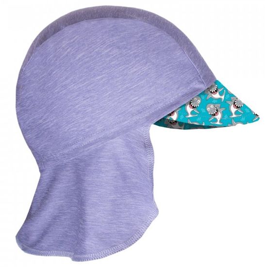 Unuo Chlapecká funkční čepice s plachetkou UV 50+ Žraloci