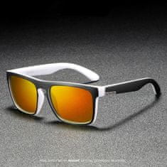 KDEAM Sunbury 18 sluneční brýle, Black & White / Red