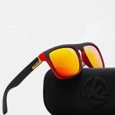 KDEAM Sunbury 13-1 sluneční brýle, Black / Red