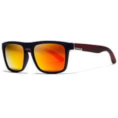 KDEAM Sunbury 12 sluneční brýle, Black / Wood Red