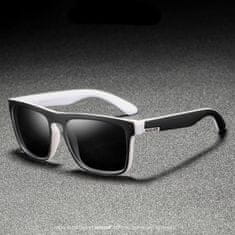 KDEAM Sunbury 20 sluneční brýle, Black & White / Black