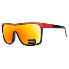 KDEAM Scottmc 2 sluneční brýle, Black & Red / Orange
