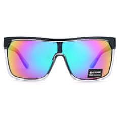KDEAM Scottmc 4 sluneční brýle, Black & Clear / Rainbow