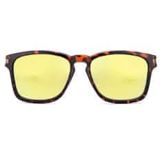 KDEAM Mandan 5 sluneční brýle, Leopard / Yellow