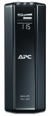 Záložní zdroj APC Back-UPS, vysoký výkon, vysoká účinnost, LCD displej, přepěťová ochrana