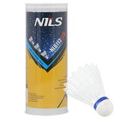 NILS bílé badmintonové míčky NL6113 LED
